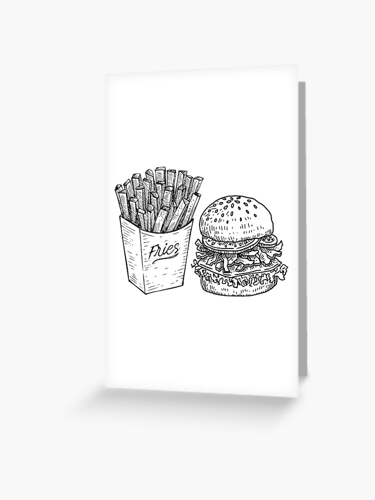 Unhappy Meal Box Greeting Card for Sale by Melaniestickers