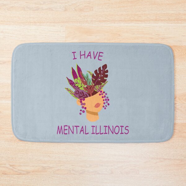 Item preview, purple crazy plant lady head planter pot i have mental illinois designed and sold by XXgooddeedXX.