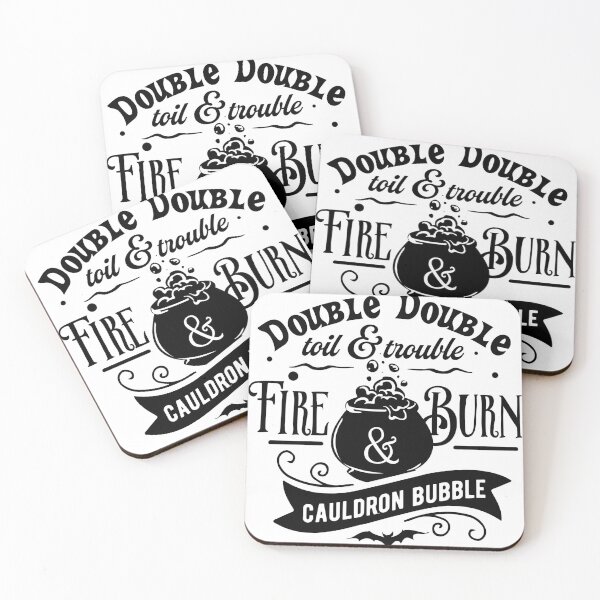 Item preview, Double Double Toil & Trouble, Fire Burn & Cauldron Bubble designed and sold by Xavier Markn.