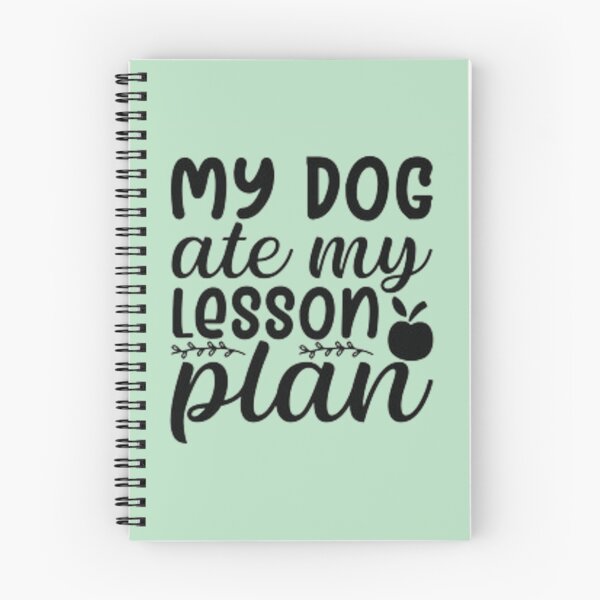 Item preview, my dog ate my lesson plan designed and sold by Dbanksdesign.