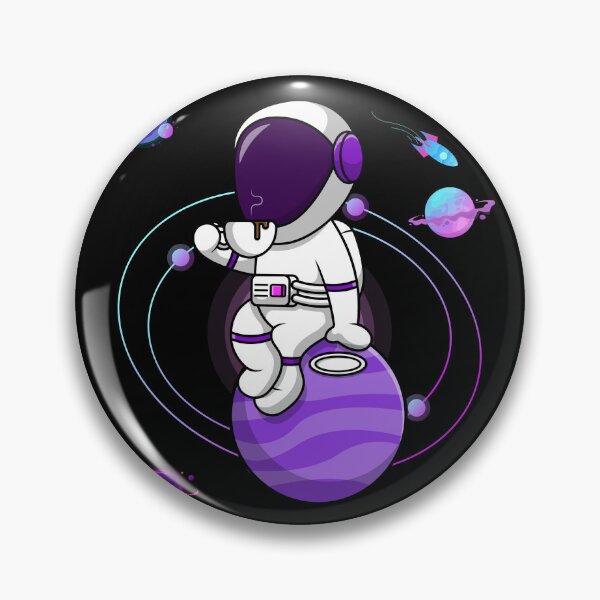Item preview, Astronaut drinking coffee in space designed and sold by reka88.