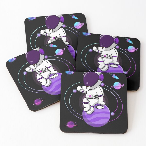 Item preview, Astronaut drinking coffee in space designed and sold by reka88.