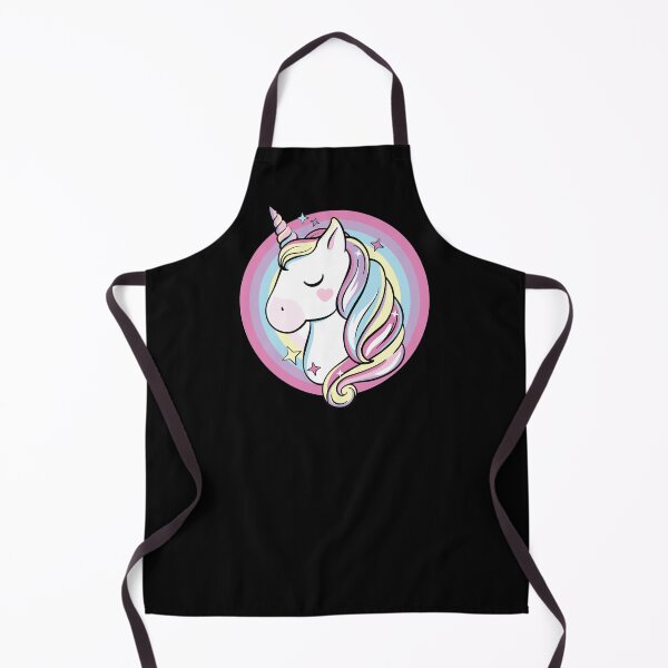 Item preview, Cute Classic Cartoon Pastel Rainbow Unicorn Head designed and sold by RoguePixel.