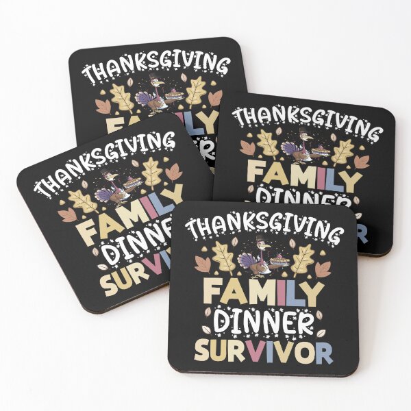 Item preview, Thanksgiving Family Dinner Survivor sign - weakened colors designed and sold by st0n0ga.