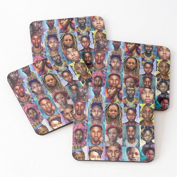 Item preview, Faces of the African American Community - Watercolor and ink designed and sold by fruitfulskye.