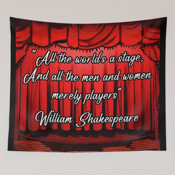 Item preview, All The World's a Stage (William Shakespeare) designed and sold by NuminousYes.
