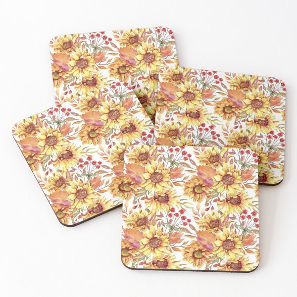 Item preview, Beautiful Fall Sunflowers And Berries Pattern designed and sold by handsoftime2020.