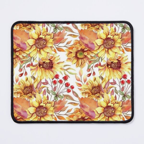 Item preview, Beautiful Fall Sunflowers And Berries Pattern designed and sold by handsoftime2020.
