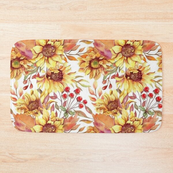 Item preview, Beautiful Fall Sunflowers And Berries Pattern designed and sold by handsoftime2020.