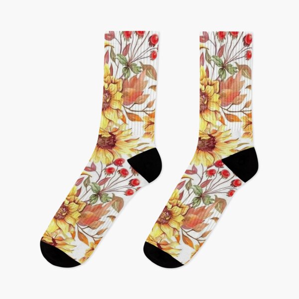 Item preview, Beautiful Fall Sunflowers And Berries Pattern designed and sold by handsoftime2020.