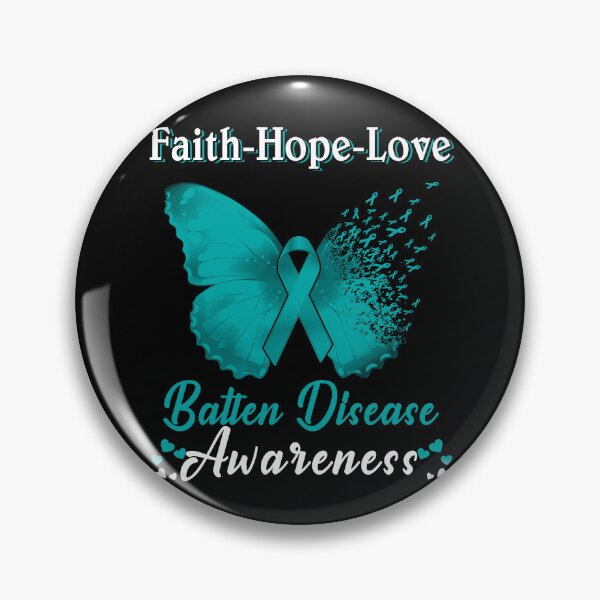 Item preview, Faith Hope Love Butterfly Batten Disease Awareness designed and sold by Gillosina.