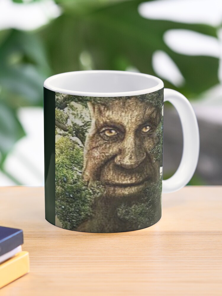 Insulated Travel Coffee Mug Wise Mystical Tree Meme Upscaled