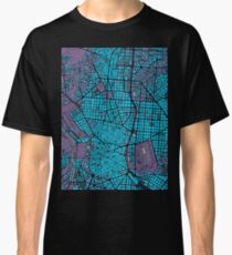 Madrid city map twilight Classic T-Shirt