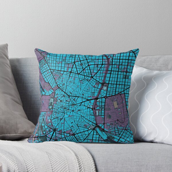 Item preview, Madrid city map twilight designed and sold by PlanosUrbanos.