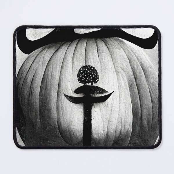 Item preview, pumpkin that is black and white designed and sold by owenmorgan.