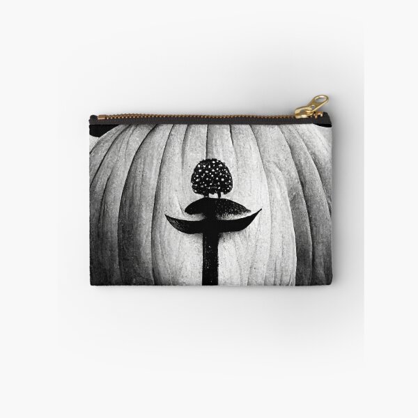 Item preview, pumpkin that is black and white designed and sold by owenmorgan.