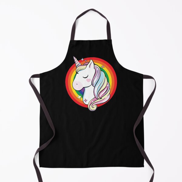 Item preview, Pride Rainbow Classic Cartoon Unicorn Head designed and sold by RoguePixel.