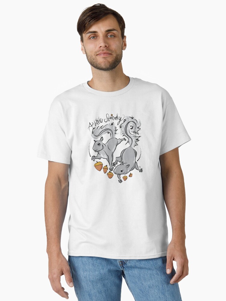 Thumbnail 1 of 7, Classic T-Shirt, A little squirrelly! designed and sold by NSoulliardArt.