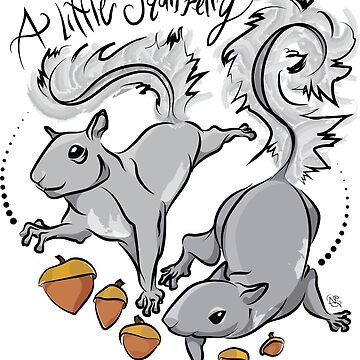 Artwork thumbnail, A little squirrelly! by NSoulliardArt