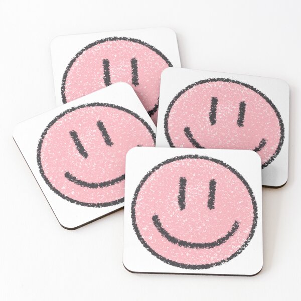 Item preview, Pink Smiley Face Chalk designed and sold by andthewhy.