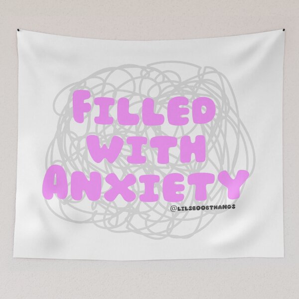 Item preview, Filled with Anxiety. v1 | lilsboobthangs designed and sold by lilsboobthangs.
