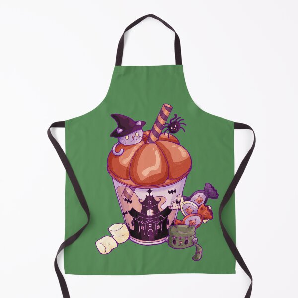 Aperçu de l'œuvre Catpuccino aux épices d'Halloween créée et vendue par Sutilmente.