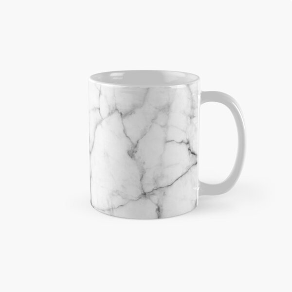 Item preview, Pure White Real Marble Dark Grain All Over designed and sold by 5mmpaper.