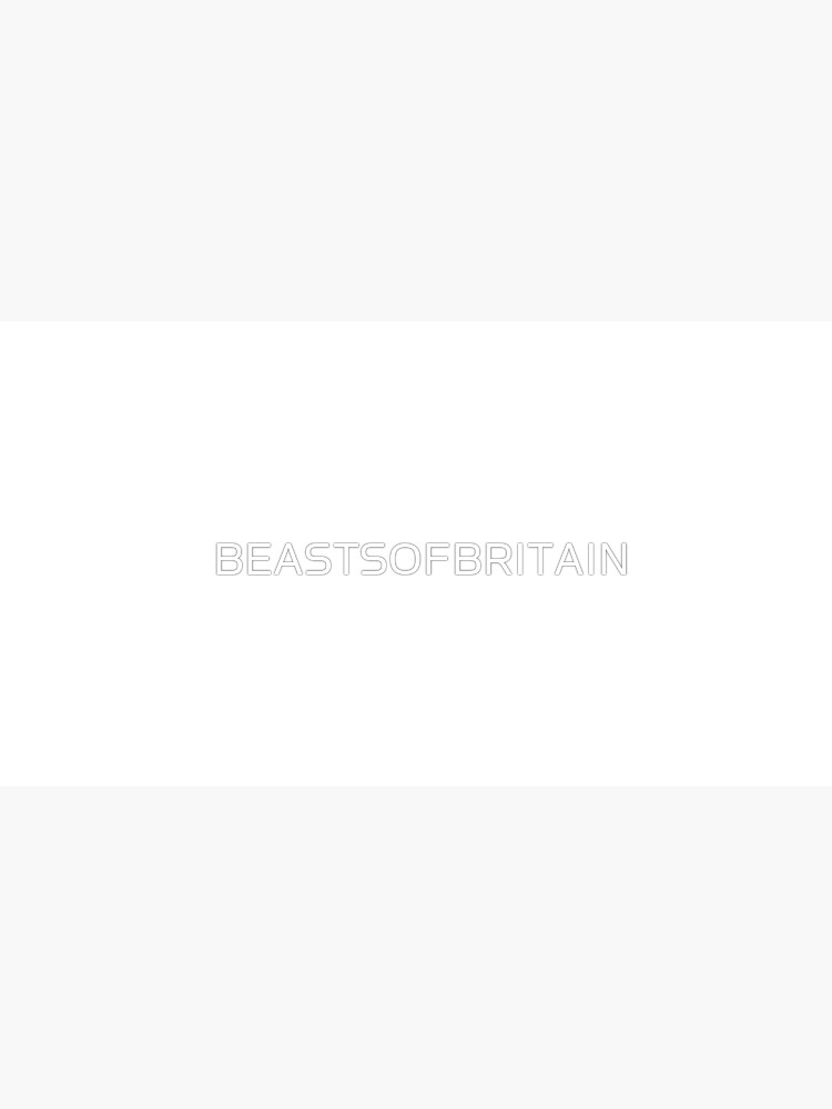 Beasts of Britain - BOB Logo - white by BEASTSOFBRITAIN