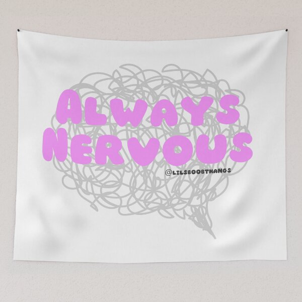 Item preview, Always Nervous. v1 | lilsboobthangs designed and sold by lilsboobthangs.