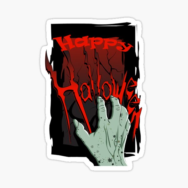 Hand halloween Sticker
