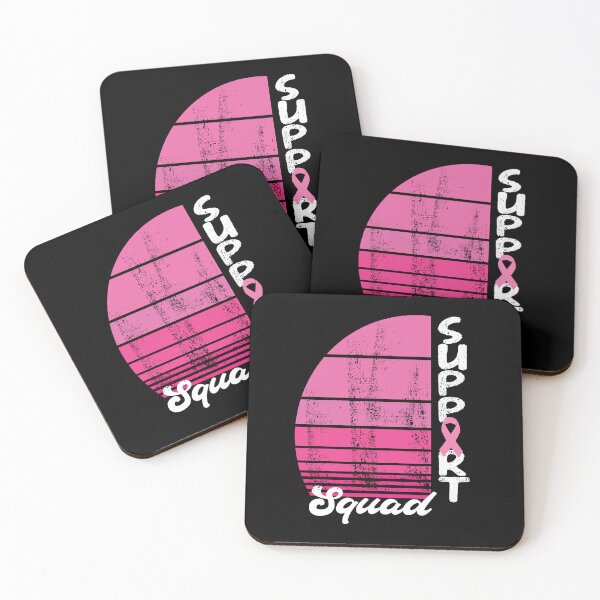 Item preview, Support Squad Cute Pink Ribbon Cool Cancer Awareness designed and sold by SharpThreadZ.