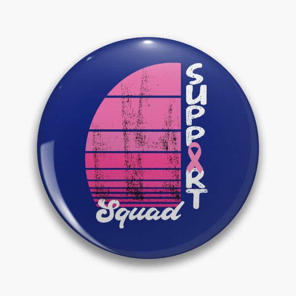 Item preview, Support Squad Cute Pink Ribbon Cool Cancer Awareness designed and sold by SharpThreadZ.