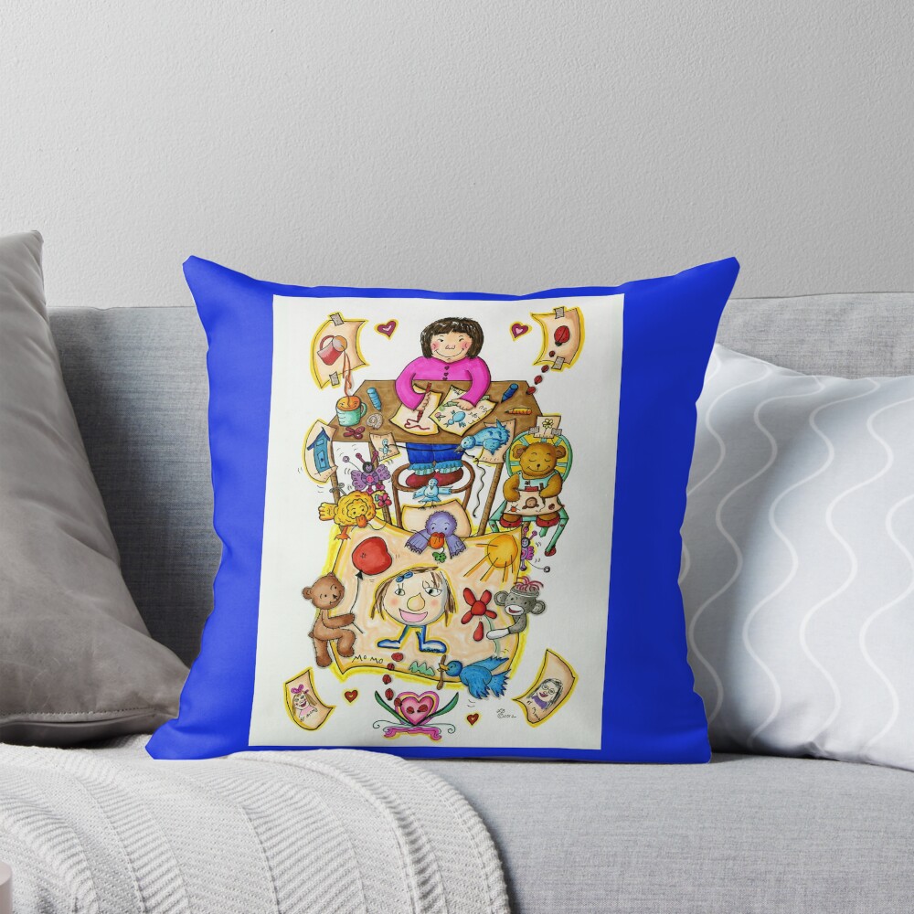 Item preview, Throw Pillow designed and sold by lorybit.