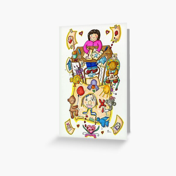 Momo's Art Comes Alive Greeting Card