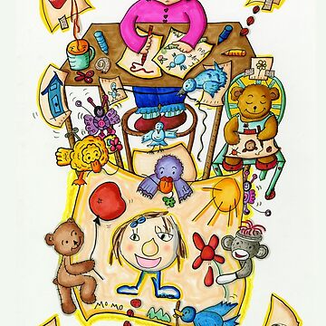 Artwork thumbnail, Momo's Art Comes Alive by Lory Britain