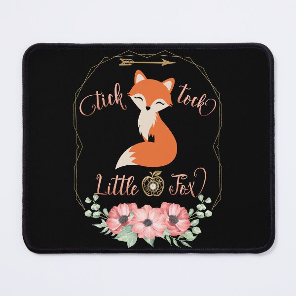 Item preview, Tick Tock Floral Fox designed and sold by letswookieswin.