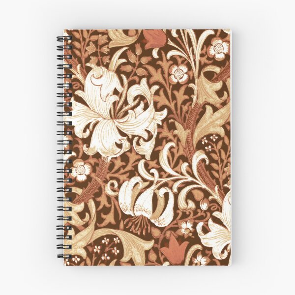 Item preview, William Morris Iris and Lily, Brown and Tan designed and sold by Marymarice.