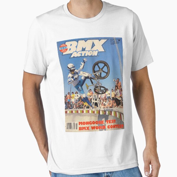 Item preview, Vintage Bmx Action T-Shirt designed and sold by Vintagebmxshirt.