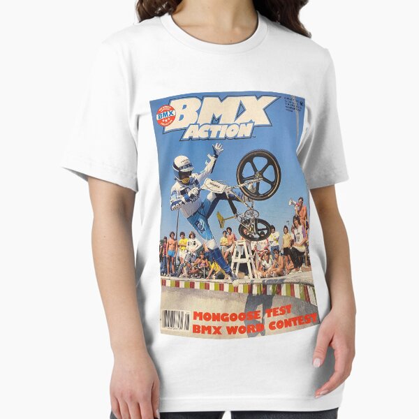 Item preview, Vintage Bmx Action T-Shirt designed and sold by Vintagebmxshirt.