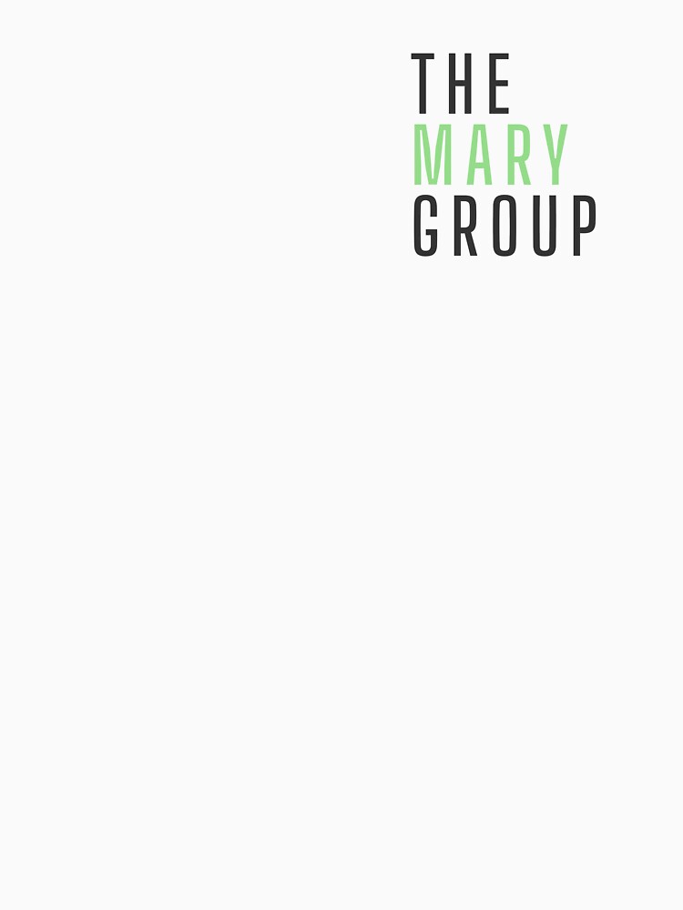 Thumbnail 7 of 7, Essential T-Shirt, The Mary Group wordmark green/black designed and sold by TheMaryGroup.