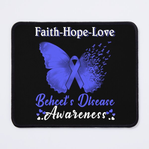 Item preview, Faith Hope Love Butterfly Behcet's Disease Awareness designed and sold by Gillosina.