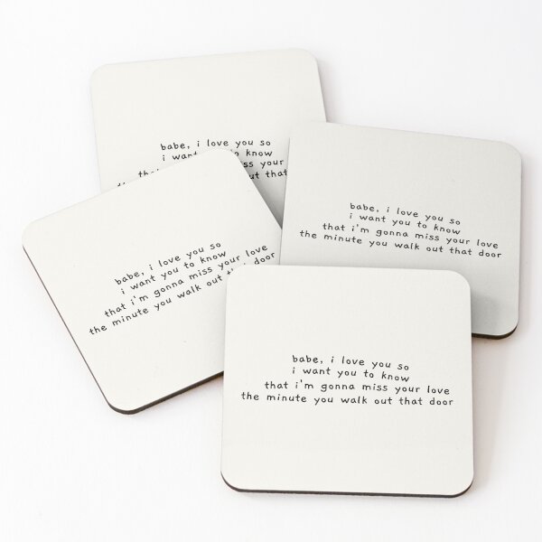 Item preview, Please Don't Go Lyrics designed and sold by AprilCreations.