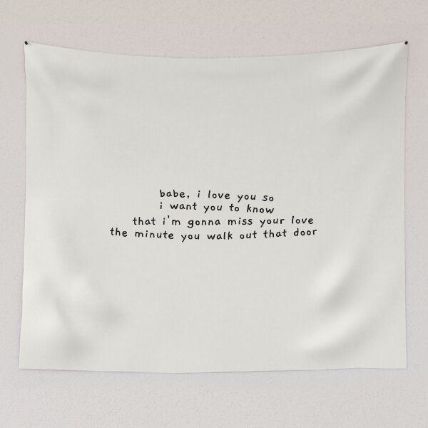 Item preview, Please Don't Go Lyrics designed and sold by AprilCreations.