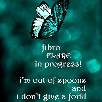 Artwork thumbnail, Fibro Flare in Progress Butterfly by FABulous-living