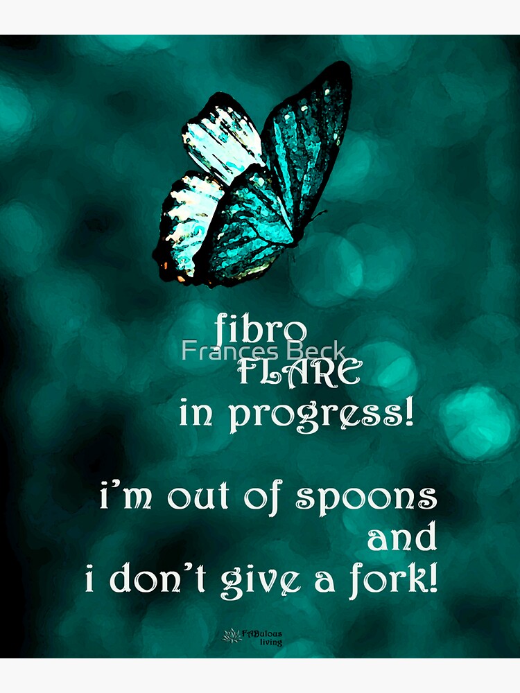 Thumbnail 3 of 3, Sticker, Fibro Flare in Progress Butterfly designed and sold by FABulous-living.