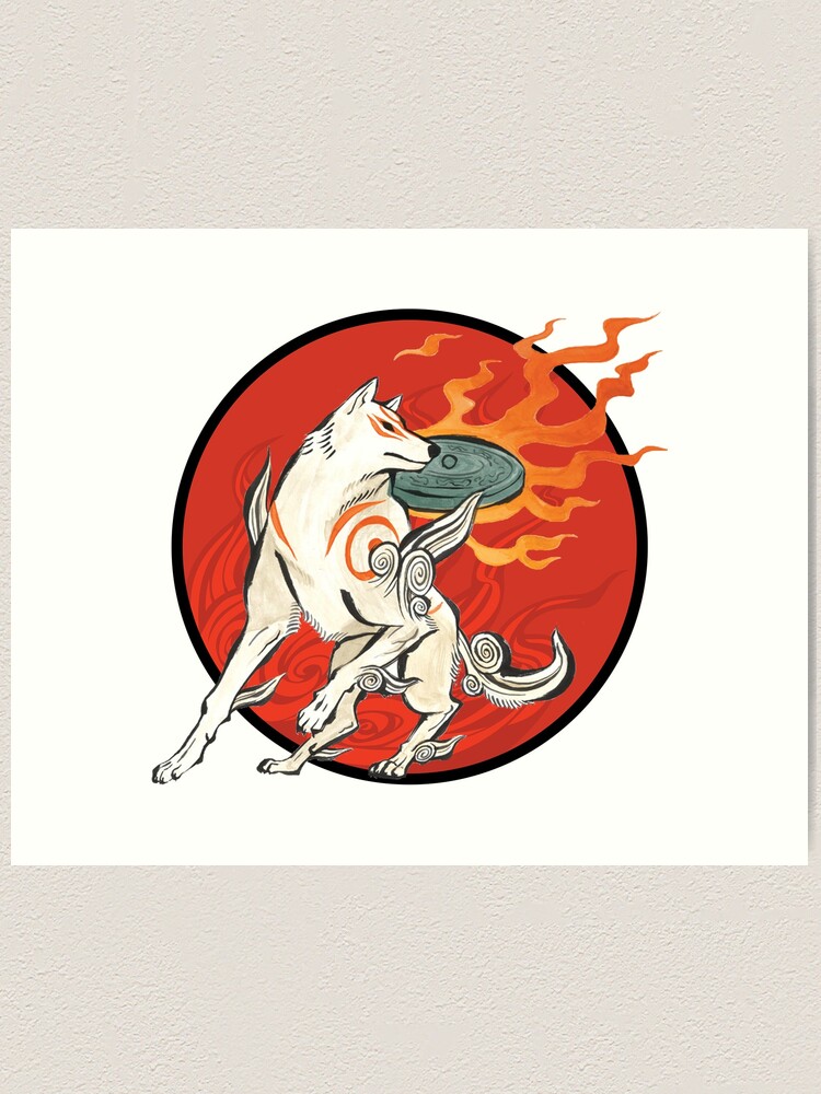 Okami Amaterasu Metal Print for Sale by WhiteLoba