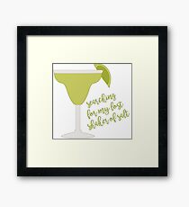 MARGARITAVILLE Framed Print