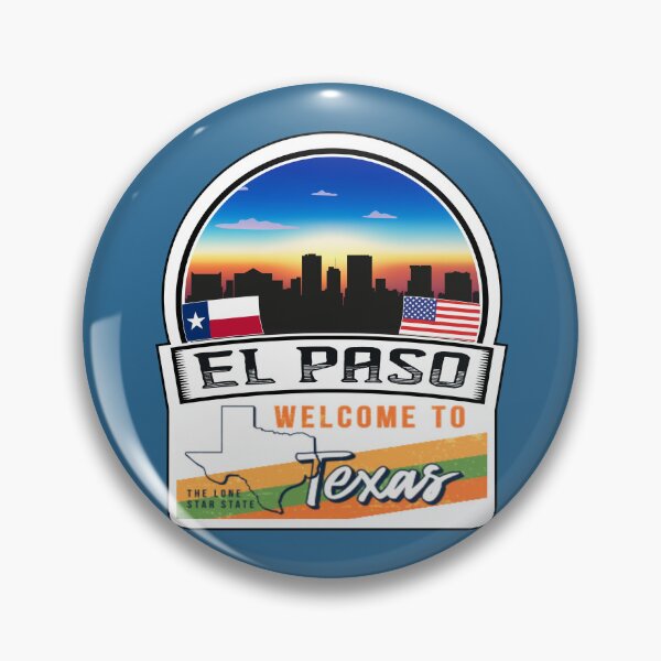 Item preview, El Paso, Welcome to Texas, The Lone Star State | Texas State and Cities Series -65 designed and sold by WorldStateArt.
