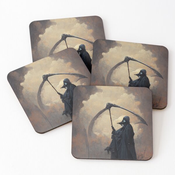 Item preview, Dark Grunge Fantasy Grim Reaper Poster designed and sold by MakeitMelo.
