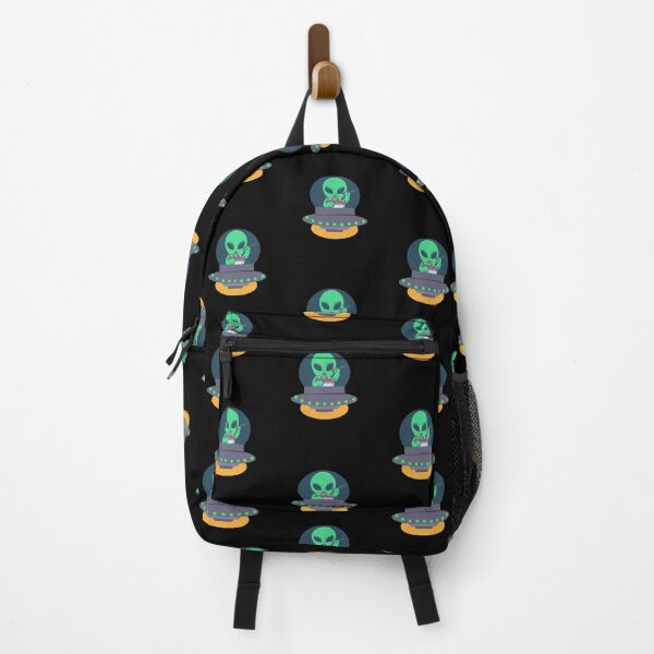Item preview, Funny alien eating pasta in his spaceship designed and sold by reka88.